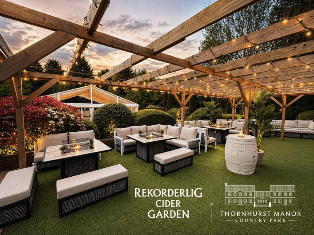 Thornhurst Manor Rekorderlig Cider Garden